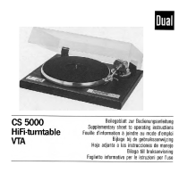 Dual CS-5000-VTA-Owners-Manual 